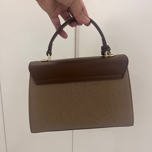 شنطة كريسبيلا بني غامق Chrisbella dark brown bag