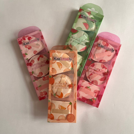 Makeup puff اسفنج وجه مجموعة 3 قطع