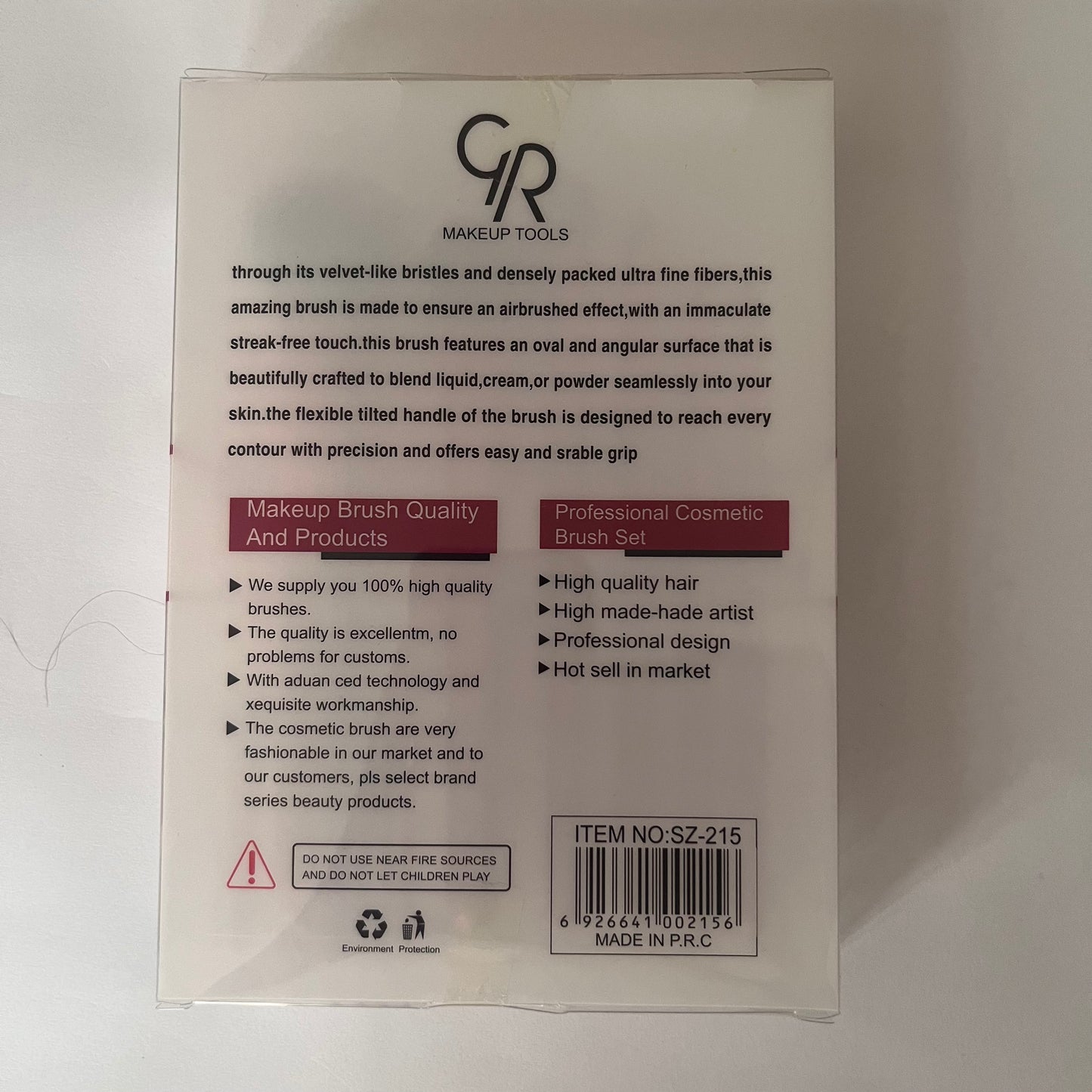 مجموعة فرش مكياج 6 قطع Makeup brush set