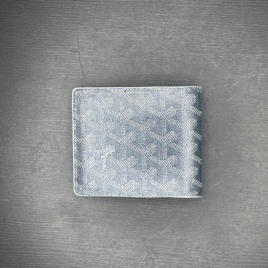 محفظة جلد رجالية بلون رمادي Grey Men’s leather wallet