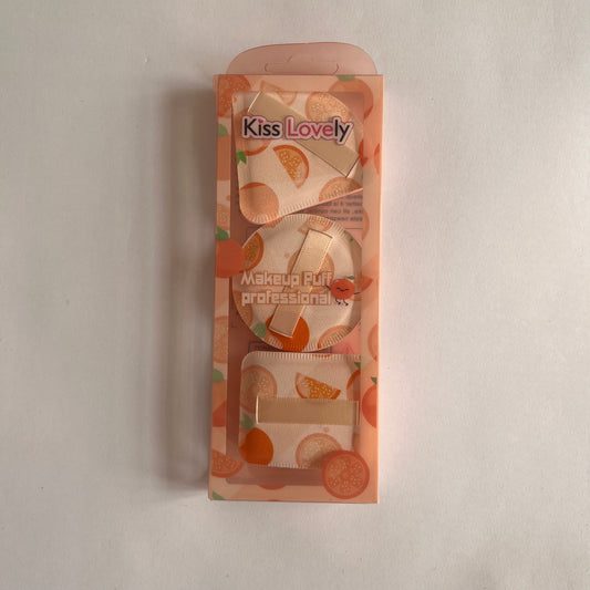 Makeup puff  اسفنج وجه مجموعة 3 قطع