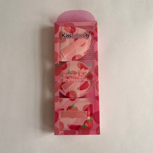 Makeup puff  اسفنج وجه مجموعة 3 قطع