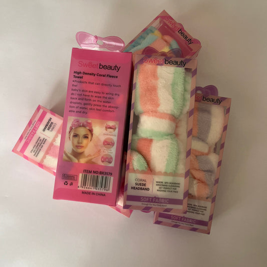 Face Wash Headband  عصابة رأس لغسل الوجه